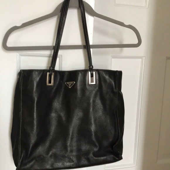 Prada Leather Black Tote - Picture 8 of 8